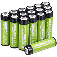 Avis sur AmazonBasics Piles rechargeables AA, pré-chargées - Lot de 16